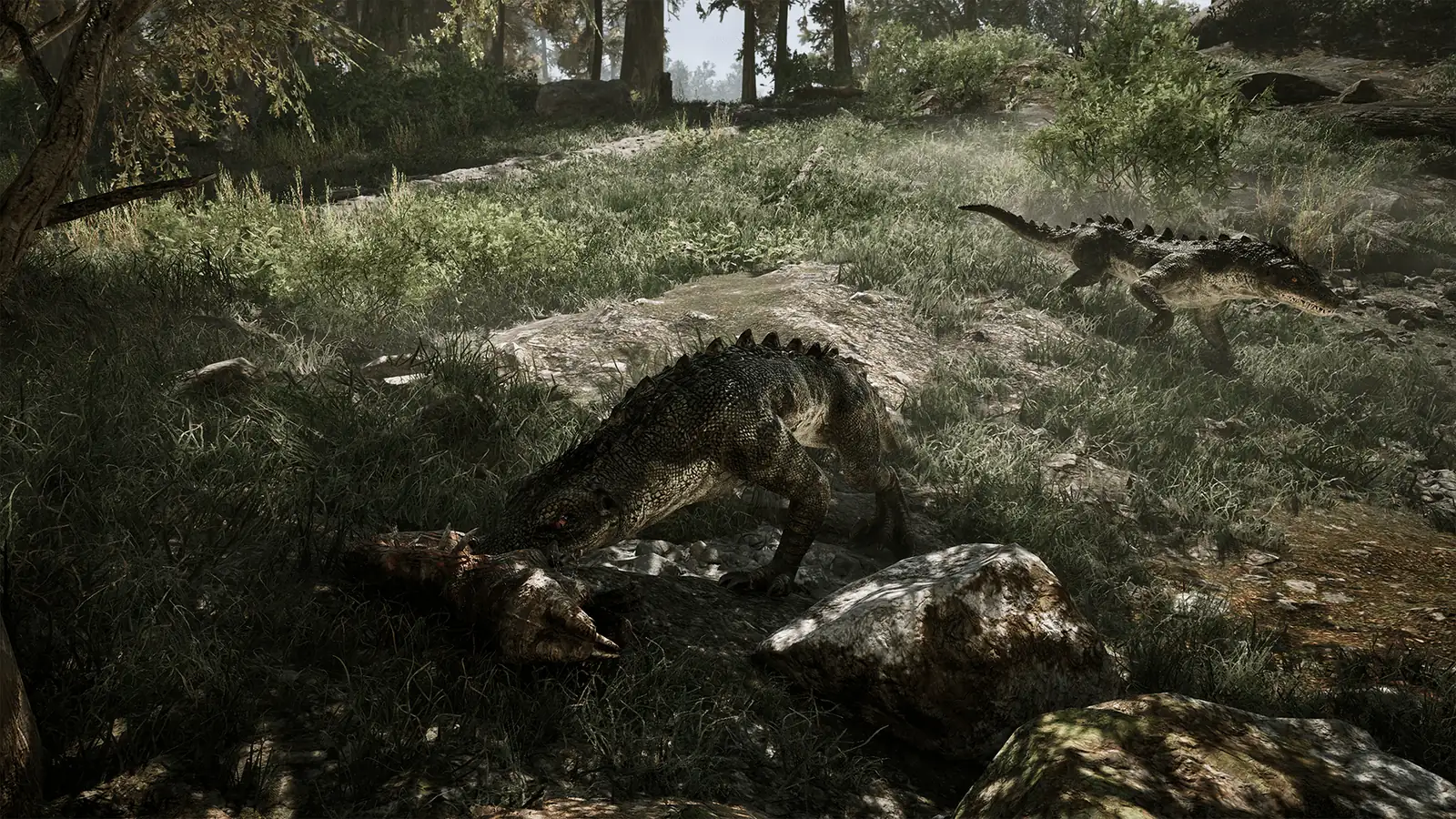 Official Gothic 1 Remake screenshot of scavengers in the wilderness